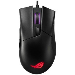 Asus ROG Gladius II Core Wired Optical Gaming Mouse with Customizable Buttons (Gun-metal Grey)