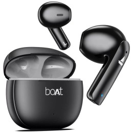 boAt Airdopes 100 Bluetooth Headset (Opal Black)