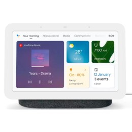 Google Nest Hub (2nd gen) Display with Google Assistant Smart Speaker (Charcoal)
