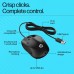 HP 1000 Wired Optical Mouse (Black)