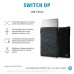 HP Reversible Protective (15.6 inch) Geo Laptop Sleeve (Black/Grey)