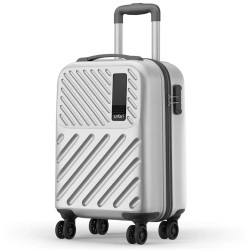 Safari Zodiac 56cm Cabin Trolley Bag with Dual Wheels (Silver)