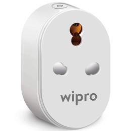 Wipro 16A Wi-Fi Smart Plug (White)