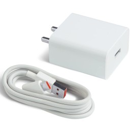Mi 33W SonicCharge 2.0 Charger Combo (White)